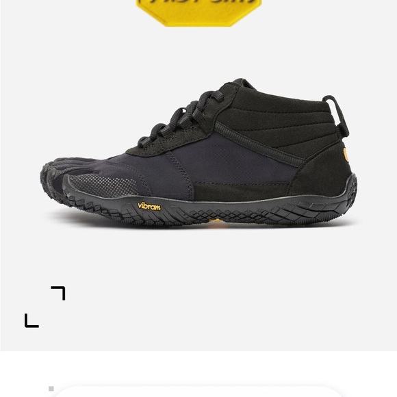 Vibram Fivefingers V-Trek Insulated Black Men's EU 38 US 7.5-8 #L2 - Picture 7 of 9